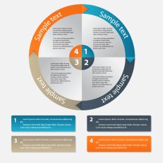 Infographic business template vector illustration N731