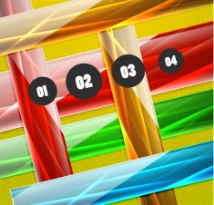 Abstract glossy colorful background