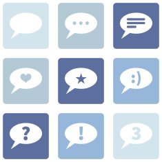 Vector Set of Bubbles Icons with Different Concepts N15