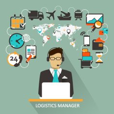 Logistics Manager Freelance infographic