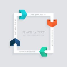 Minimal infographics design set N3