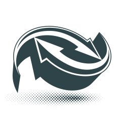 Arrows abstract symbol vector conceptual pictogram template N2