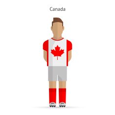 Canada football player Soccer uniform N2