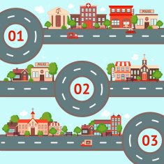 City infographics set N3
