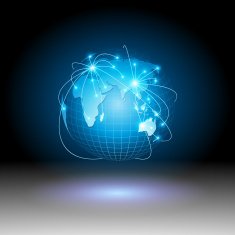 Modern globe connections network