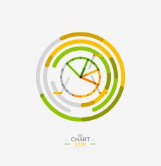Line graph chart icon N84