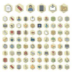 Thin Line Icons For Business and Finance N6