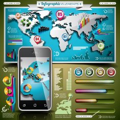 Design set of infographic elements N5