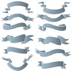 Vector Set of Ribbons for Your Text N13