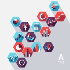 Flat infographic design N22