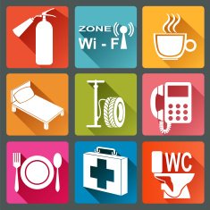Set of car service icons N12