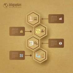 Infographics vector design template N411