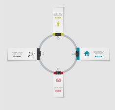 Infographic Templates for Business Vector Illustration N1962