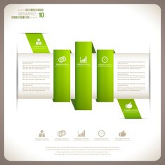 Minimal infographic template N47
