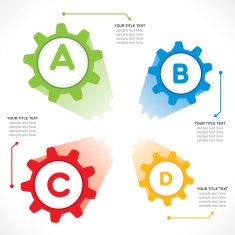 creative industrial info-graphics design