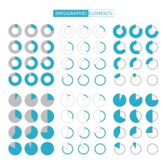 set of infographics elements N332