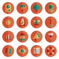 round media icons N5