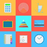 Flat icons for outsource work