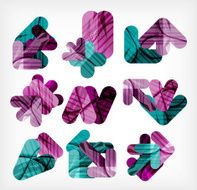 Collection of infographic option layouts N20