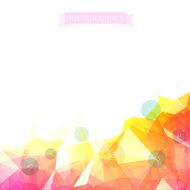 Low-poly infographics background N8