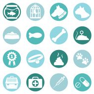 Vector Set of Pets Icons N22
