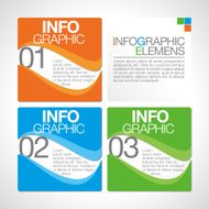 Abstract infographics Wave N3