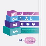 colored pyramid with numbers and icons