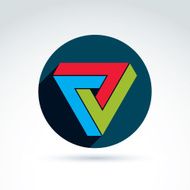 Abstract symbol vector graphic design element icon N13