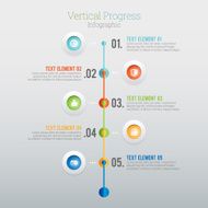 Vertical Progress Infographic