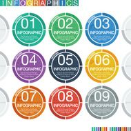 Abstract infographics flat design N30
