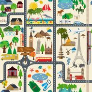 Travel background Vacations Beach resort camping excursion N2
