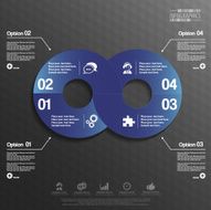 abstract 3d paper infographics N110