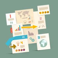 Vector Infographics Paper Layout
