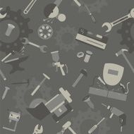 Metal work tools background Seamless pattern N2