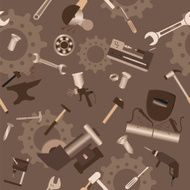 Metal work tools background Seamless pattern N3