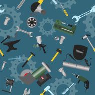 Metal work tools background Seamless pattern N4