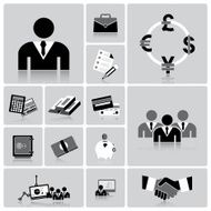 Business And Financial Icon Set