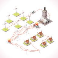 Energy 12 Infographic Isometric