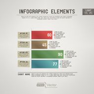 Infographic Elements Bar Graph - Light