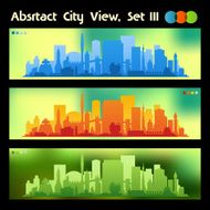 City banners collection