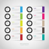infographics options banner Vector illustration