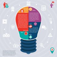 Banking and finance puzzle infographic concept