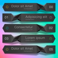 modern spiral infographics options banner N19