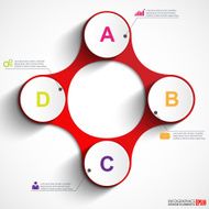 Infographics vector design template N418