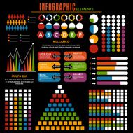 Creative infographic elements set for business N2