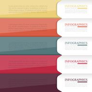 Infographics design template Business concept with 5 options N22