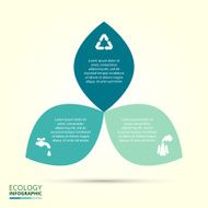 Vector circle eco infographic N11