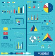 Set of different infographic elements for business N2