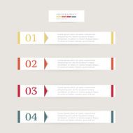 Infographics design template Business concept with 4 options N42
