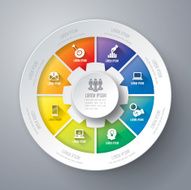 Infographic design vector N156
